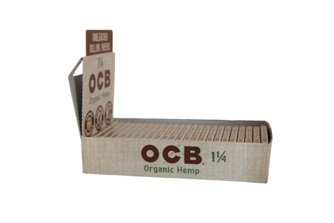 OCB Organic Hemp Papers - 1 1/4 / Box of 24