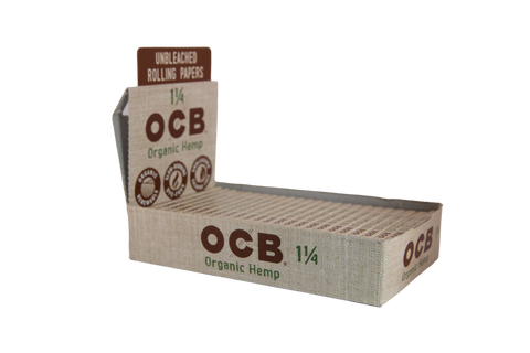 OCB Organic Hemp Papers - 1 1/4 / Box of 24