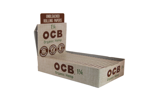 OCB Organic Hemp Papers - 1 1/4 / Box of 24