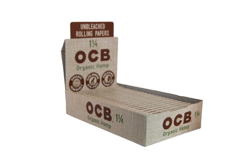 OCB Organic Hemp Papers - 1 1/4 / Box of 24