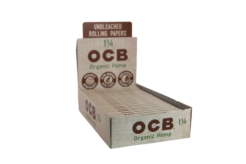 OCB Organic Hemp Papers - 1 1/4 / Box of 24