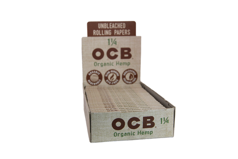 OCB Organic Hemp Papers - 1 1/4 / Box of 24