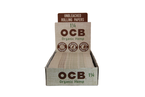 OCB Organic Hemp Papers - 1 1/4 / Box of 24