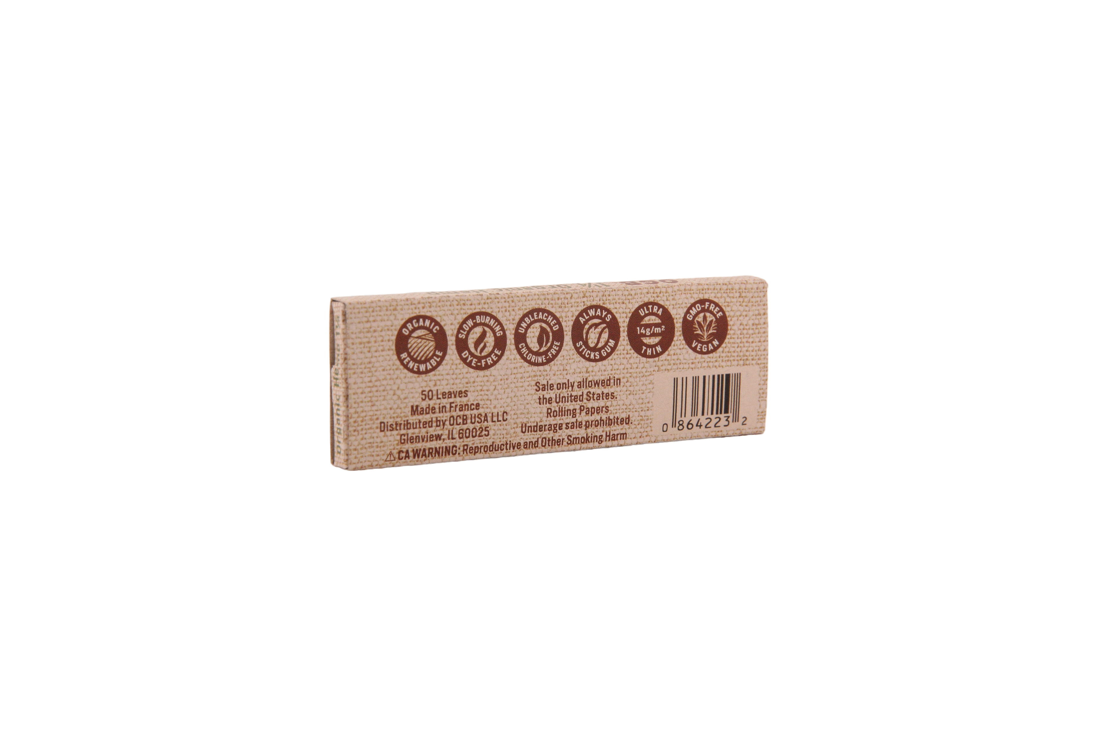 OCB Organic Hemp Papers - 1 1/4