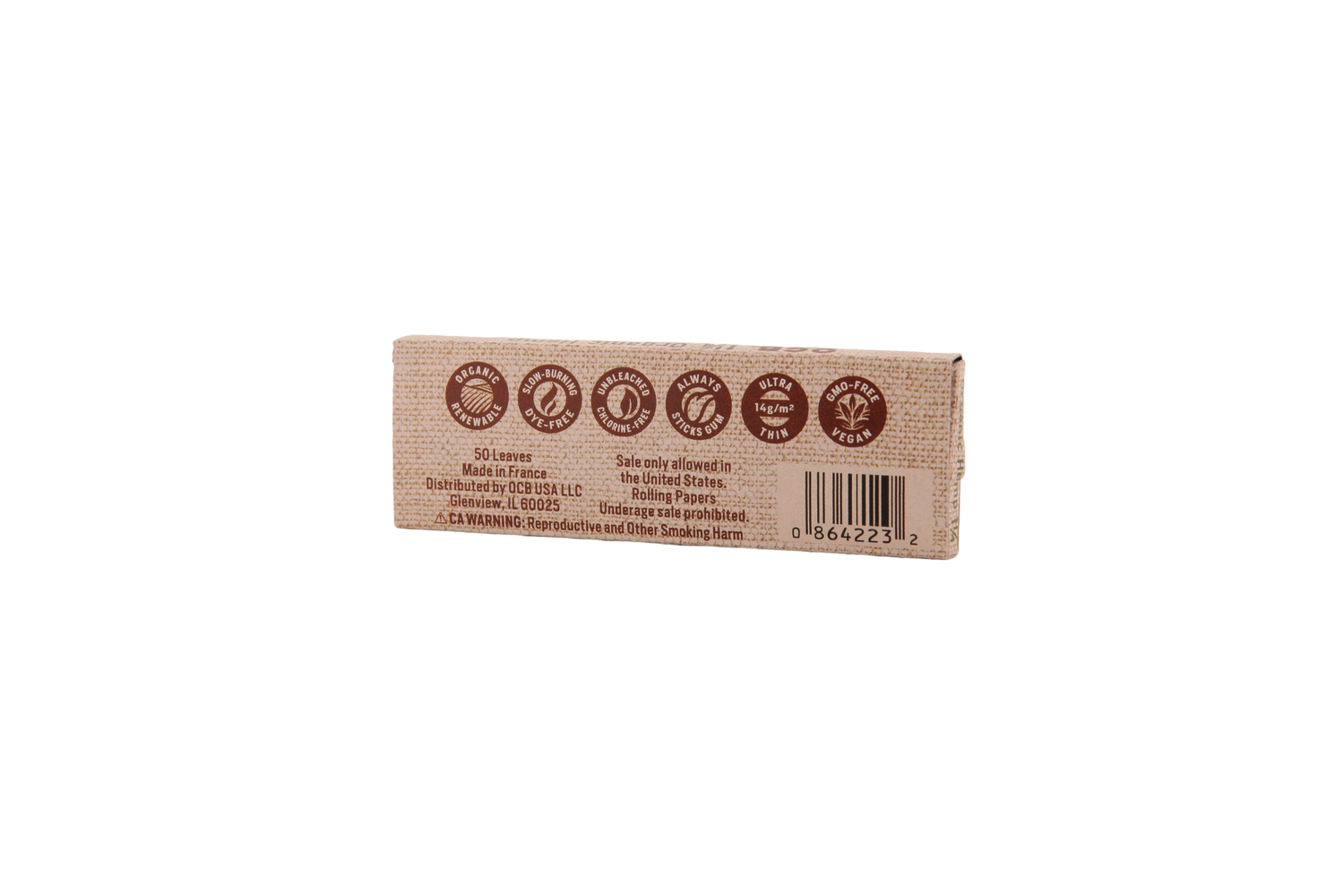 OCB Organic Hemp Papers - 1 1/4