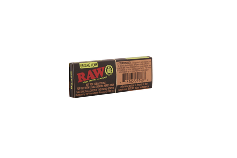 Raw Black Organic Hemp Papers - 1 1/4