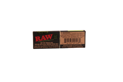 Raw Black Organic Hemp Papers - 1 1/4