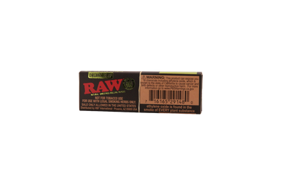 Raw Black Organic Hemp Papers - 1 1/4