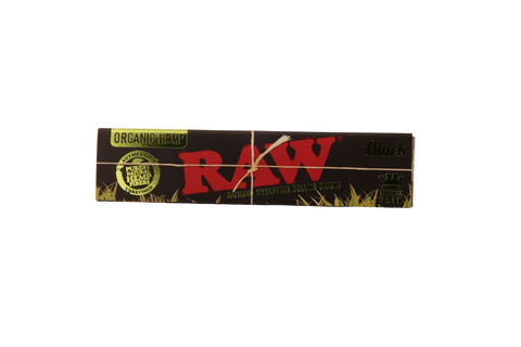 Raw Black Organic Hemp Papers - King Size Slim