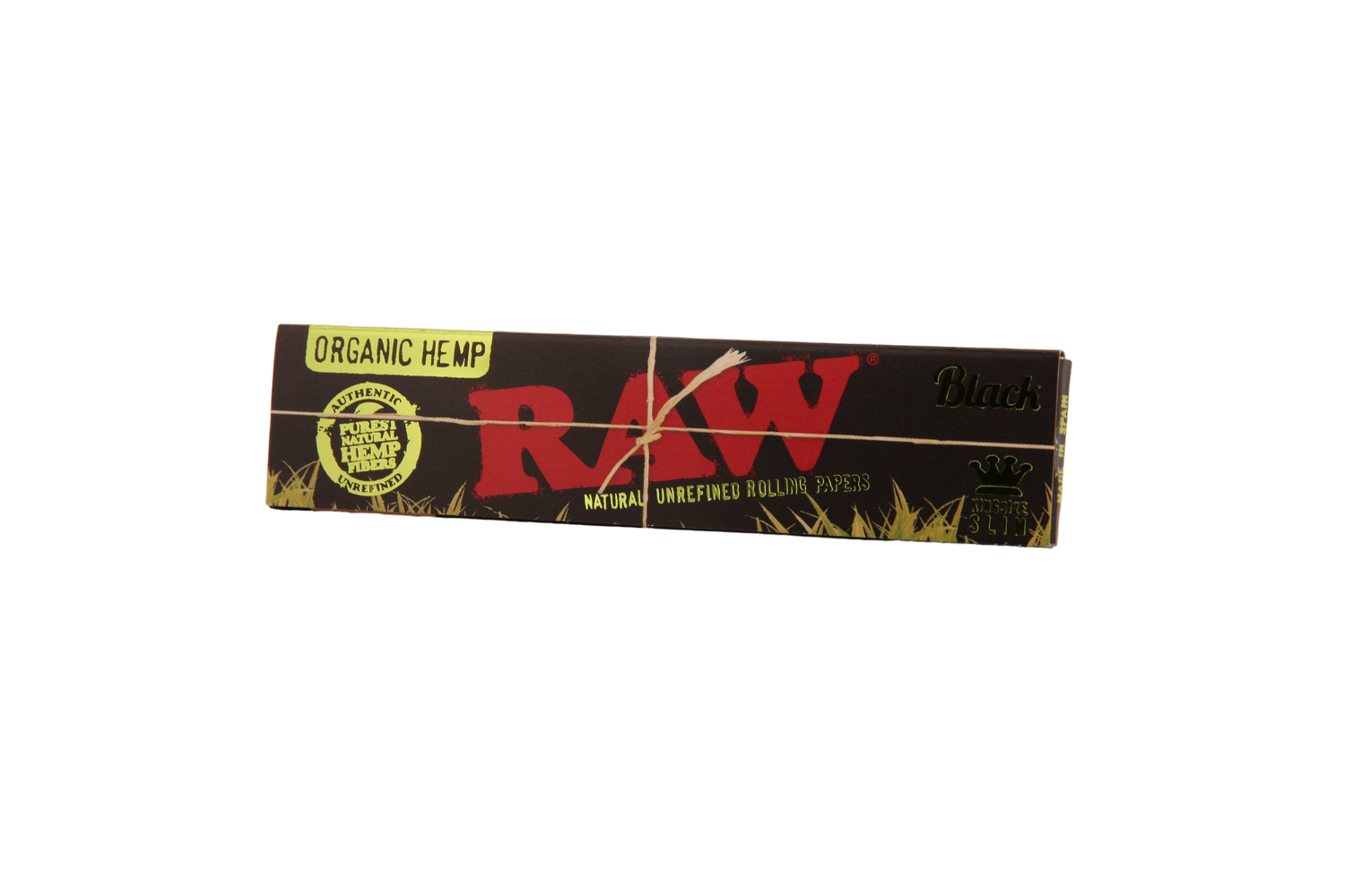 Raw Black Organic Hemp Papers - King Size Slim