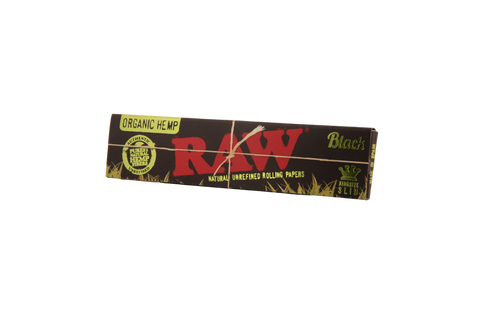 Raw Black Organic Hemp Papers - King Size Slim