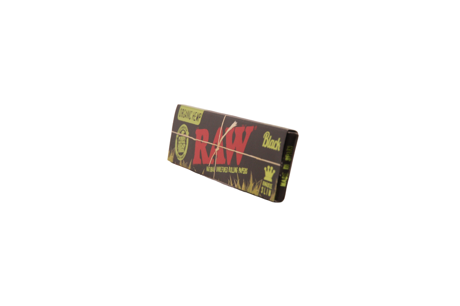 Raw Black Organic Hemp Papers - King Size Slim