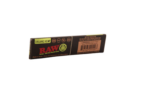 Raw Black Organic Hemp Papers - King Size Slim