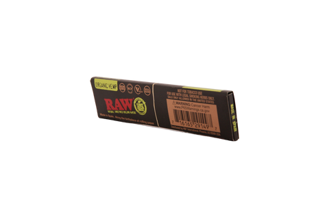 Raw Black Organic Hemp Papers - King Size Slim