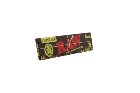 Raw Black Organic Hemp Papers - King Size Slim