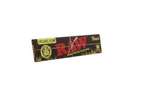 Raw Black Organic Hemp Papers - King Size Slim