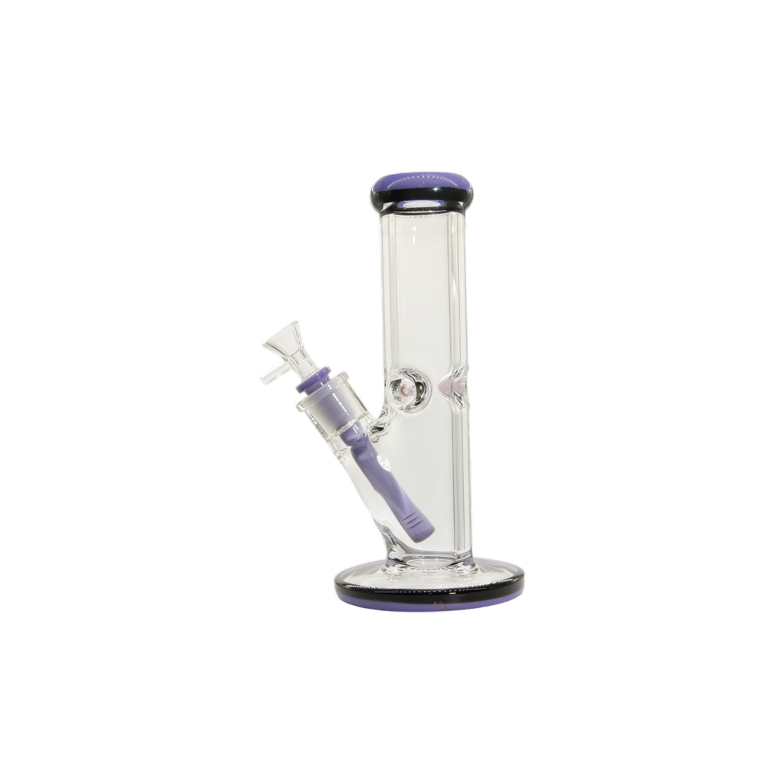 Two Tone Straight Tube Bong - 10&quot;