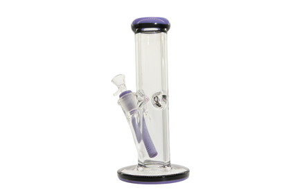 Two Tone Straight Tube Bong - 10&quot;