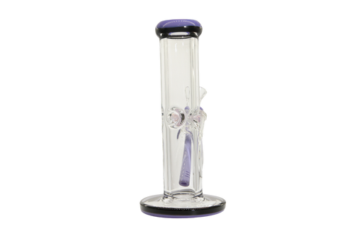 Two Tone Straight Tube Bong - 10"