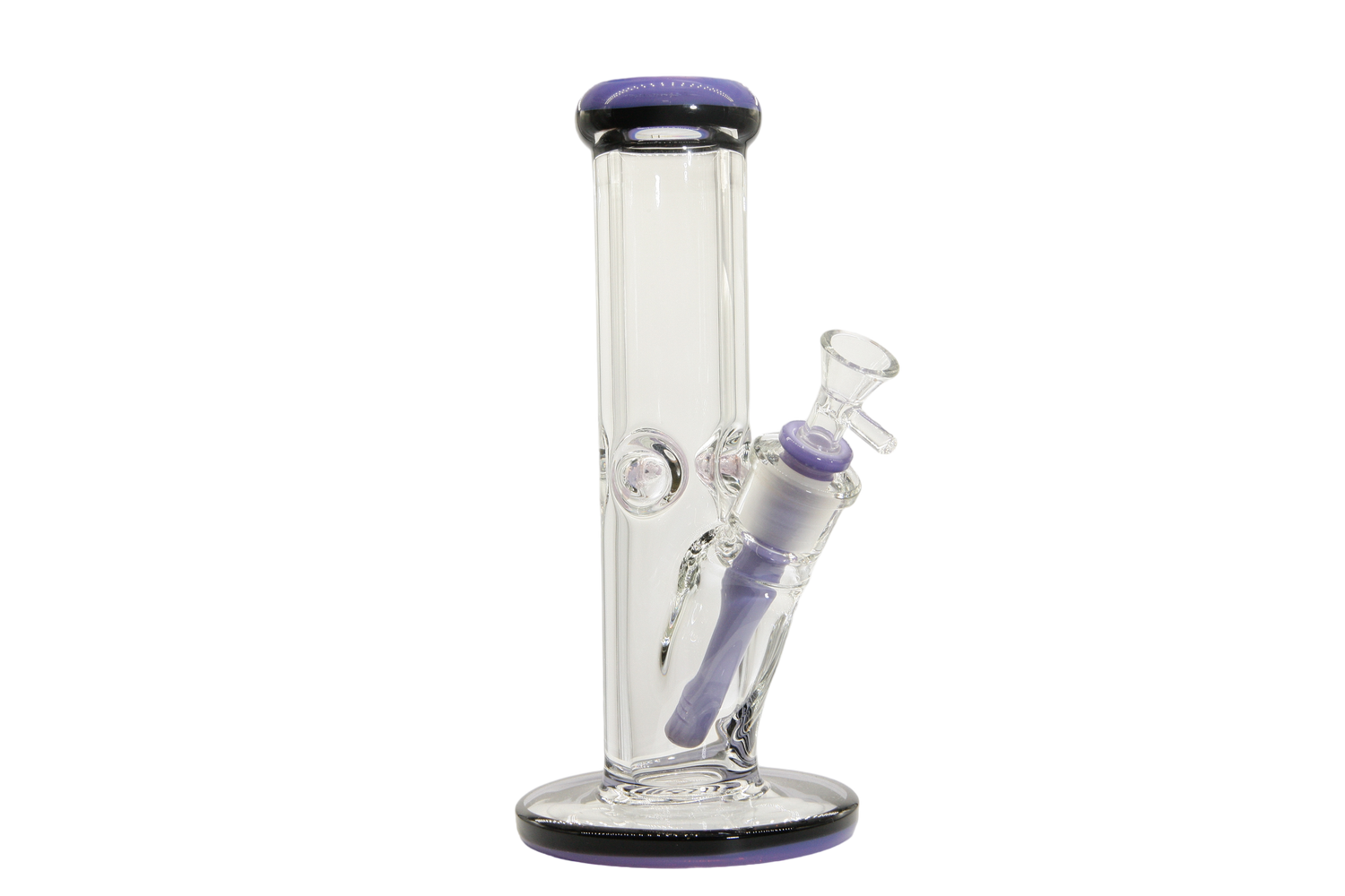 Two Tone Straight Tube Bong - 10&quot;