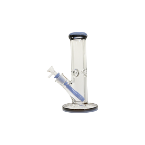 Two Tone Straight Tube Bong - 10"