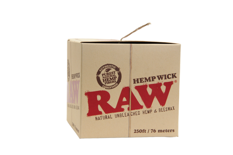 RAW HEMP WICK BALL - 250 ft