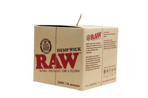 RAW HEMP WICK BALL - 250 ft