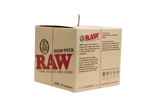 RAW HEMP WICK BALL - 250 ft