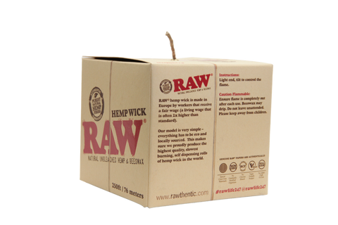 RAW HEMP WICK BALL - 250 ft