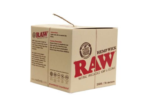 RAW HEMP WICK BALL - 250 ft