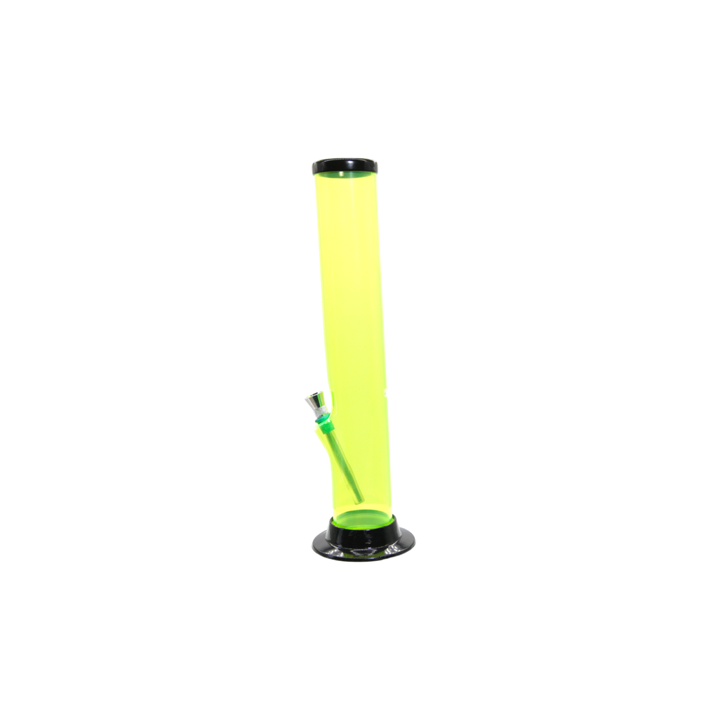 Acrylic Straight Tube Bong - Large