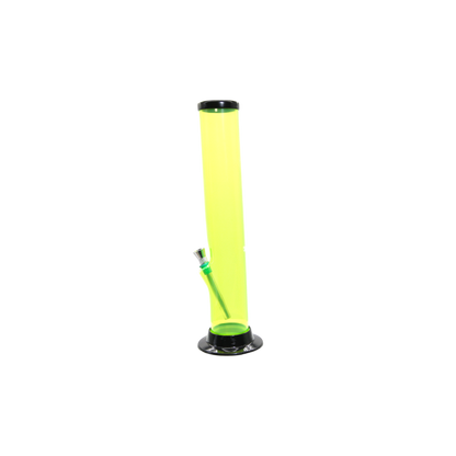 Acrylic Straight Tube Bong - Large