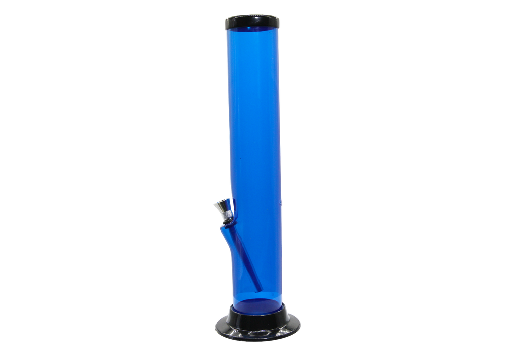 Acrylic Straight Tube Bong - Large