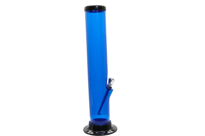 Acrylic Straight Tube Bong - Large