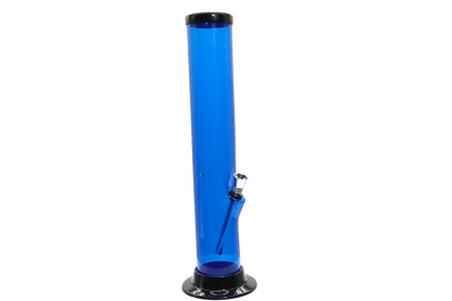 Acrylic Straight Tube Bong - Large