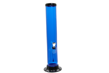 Acrylic Straight Tube Bong - Large