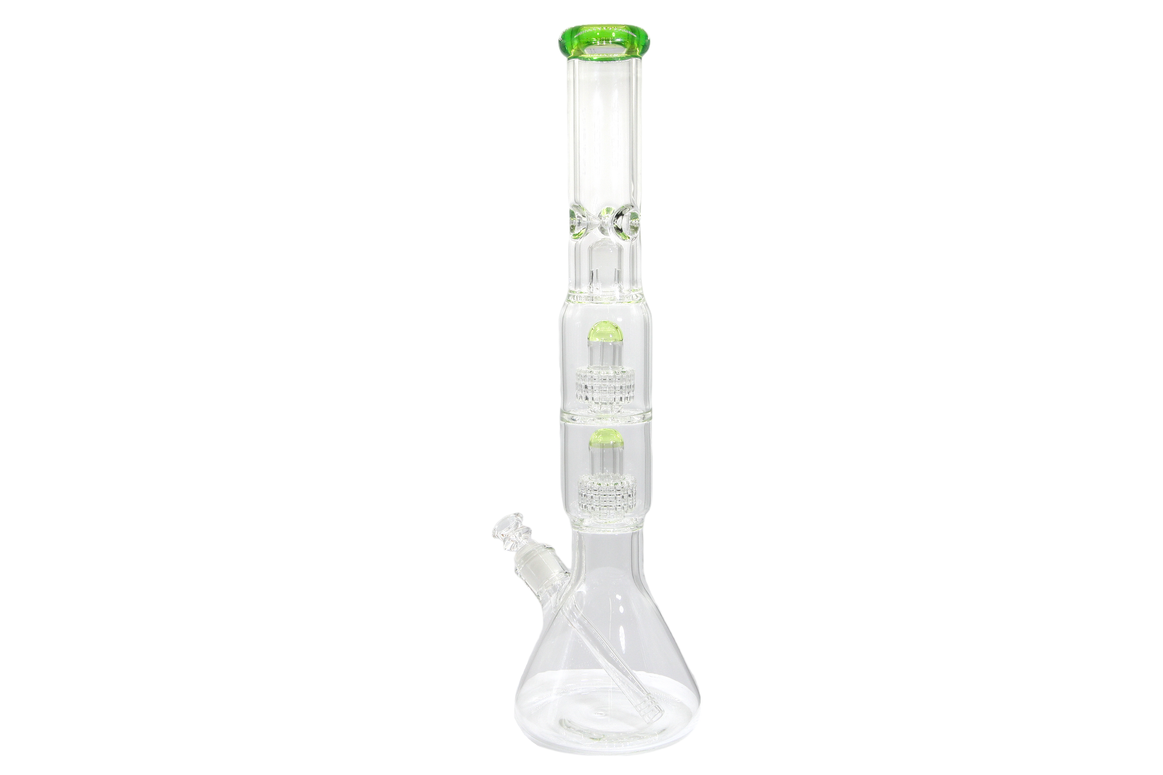 Double Matrix Beaker Bong - 18&quot;