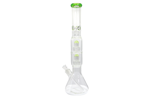 Double Matrix Beaker Bong - 18"