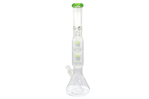 Double Matrix Beaker Bong - 18"