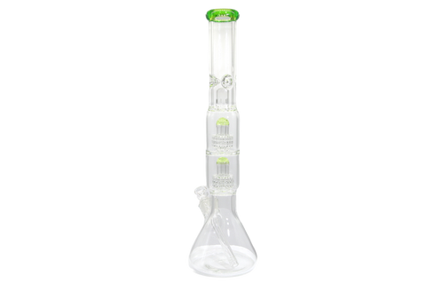 Double Matrix Beaker Bong - 18"