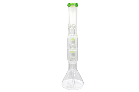 Double Matrix Beaker Bong - 18"