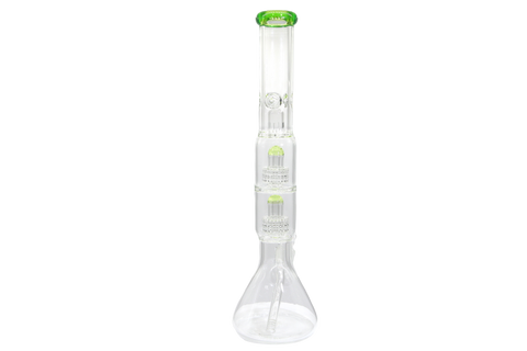 Double Matrix Beaker Bong - 18"