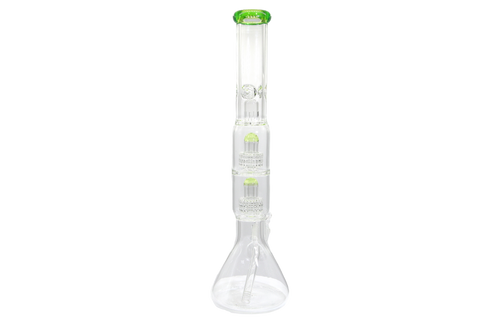 Double Matrix Beaker Bong - 18"