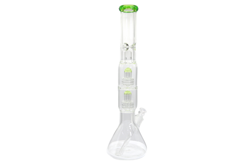 Double Matrix Beaker Bong - 18"