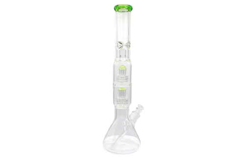 Double Matrix Beaker Bong - 18"