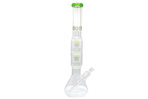 Double Matrix Beaker Bong - 18"