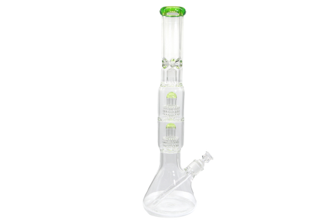 Double Matrix Beaker Bong - 18"