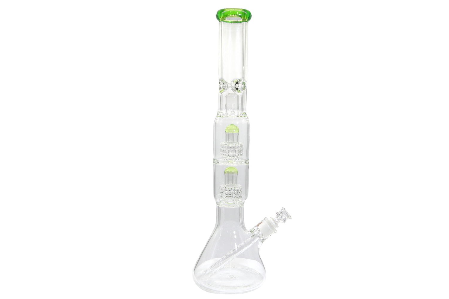 Double Matrix Beaker Bong - 18&quot;