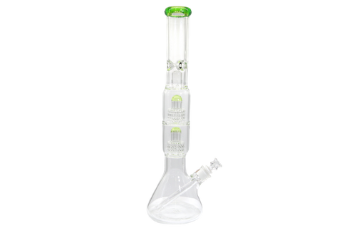 Double Matrix Beaker Bong - 18"