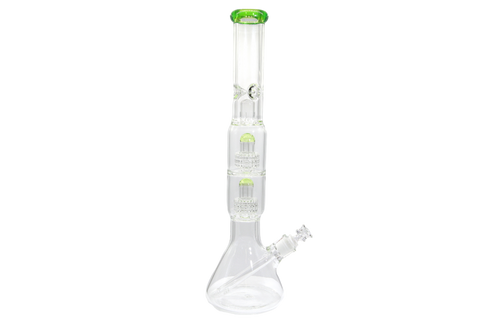 Double Matrix Beaker Bong - 18"